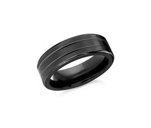JONC EN COBALT/PVD NOIR CONFORT FIT - ML CB028B10 - MALO JONC EN COBALT/PVD NOIR CONFORT FIT - ML CB028B10 - MALO