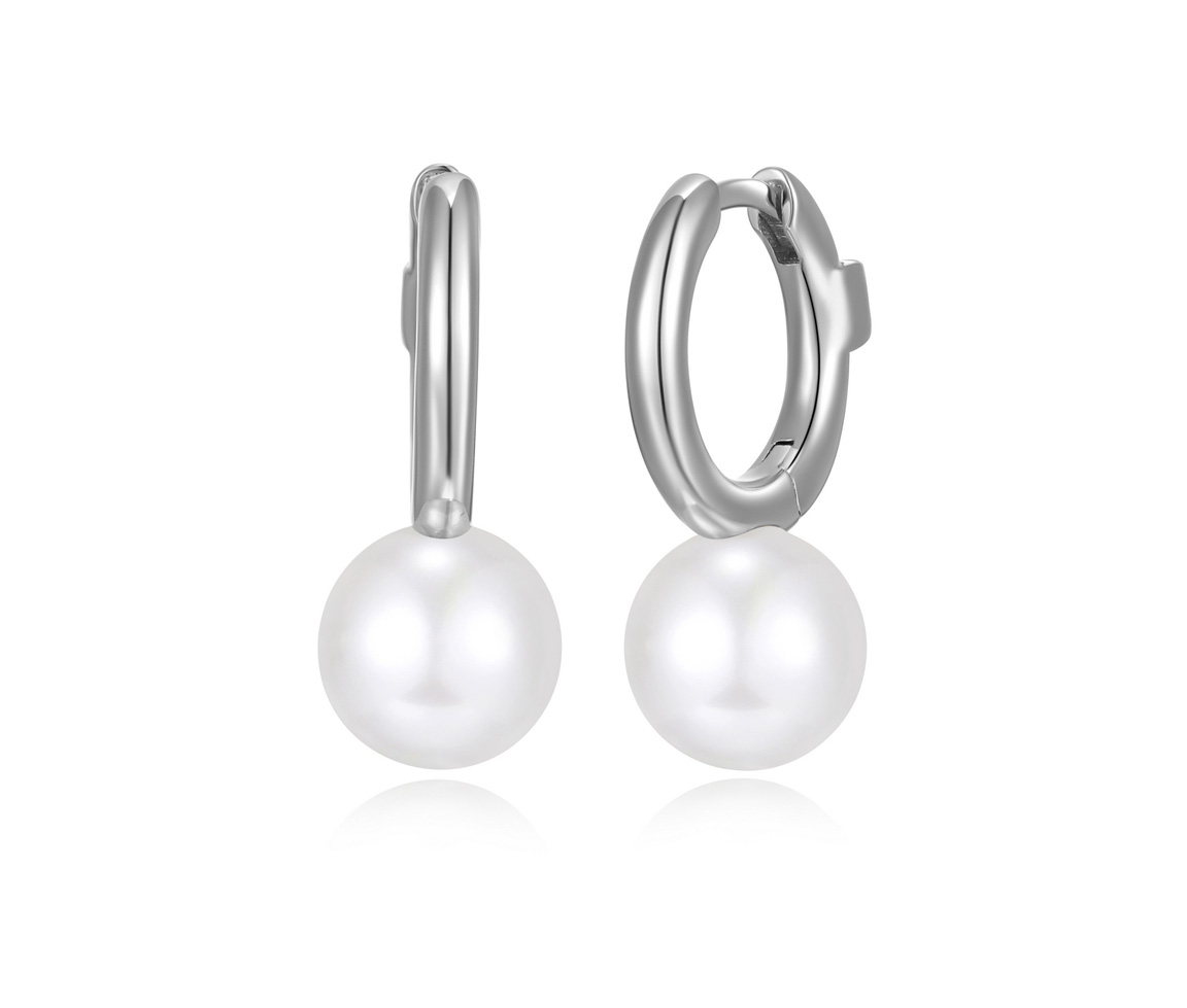 BOUCLES HUGGIES AVEC PERLES D'EAU DOUCE - PJ R2LCNWBG0N - ELLE